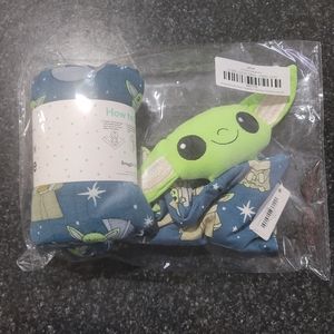 Little Sleepies Grogu Lovey and Swaddle Set